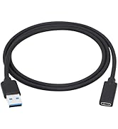 Toeasor USB 3.0 Type A Male to USB 3.0 Type C Female Connector Converter Adapter Compatible with ...