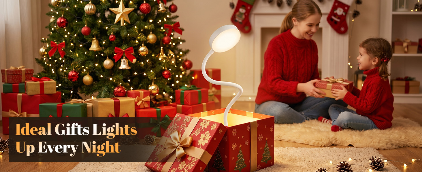 Clip on Lamp,10 RGB Colors+10 Brightness Clamp Light