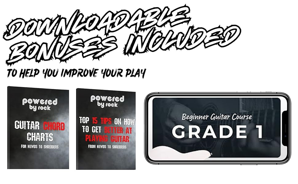 Some extra incentives that are great for guitarists