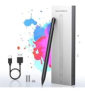 Stylus Pen for Microsoft Surface - 4096 Tilt Pressure+Touchscreen Pen Cap+75 Day Battery Life, Wo...