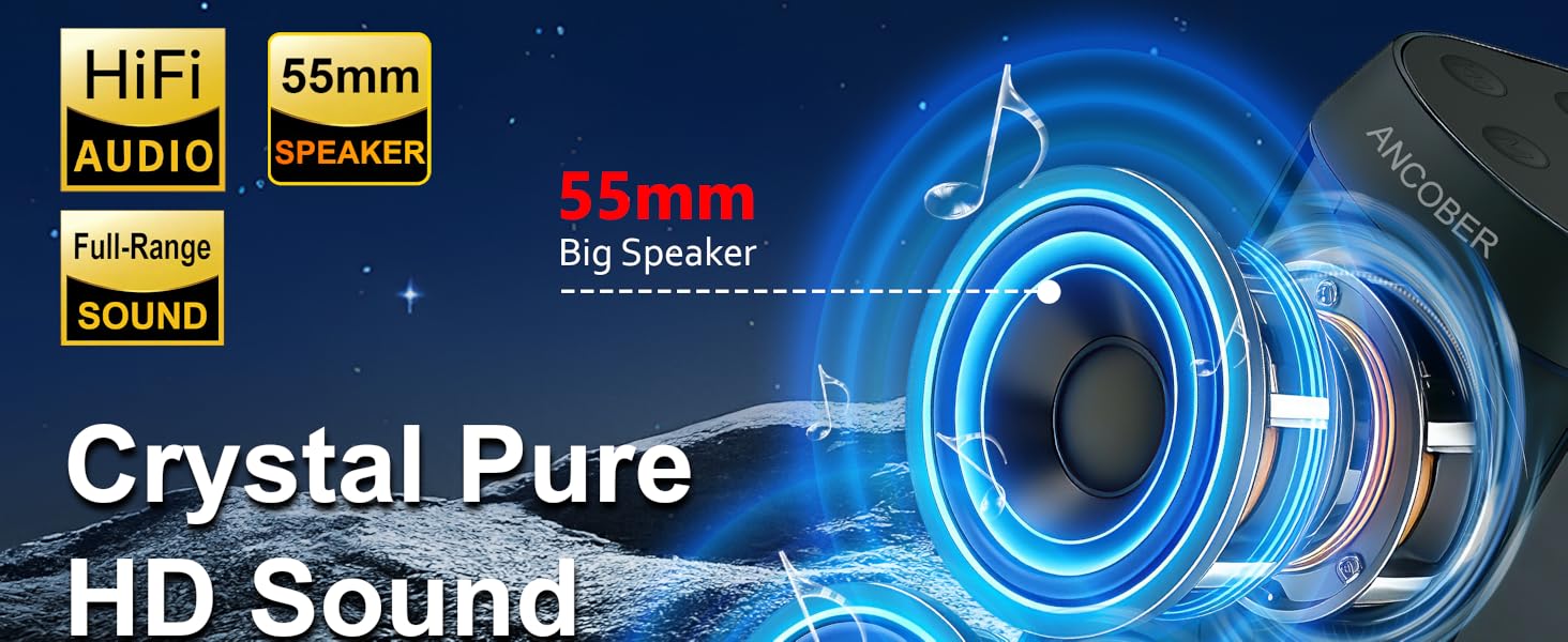 Powerful Sound bluetooth speaker, hight sound quality with crystal pure HD sound