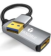 THANDBLE USB to HDMI Adapter 1080P 60Hz, USB A 3.0 to HDMI Adapter for Monitor, TV, Projectors, C...
