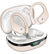 HAOYUYAN Wireless Earbuds, Sports Bluetooth Headphones, 80Hrs Playtime Ear Buds with LED Power Di...
