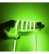 MALIIGAZA 3mm 12V COB LED Strip Light Green Color, Flexible Cuttable Dimmable Super Slim LED Tape...