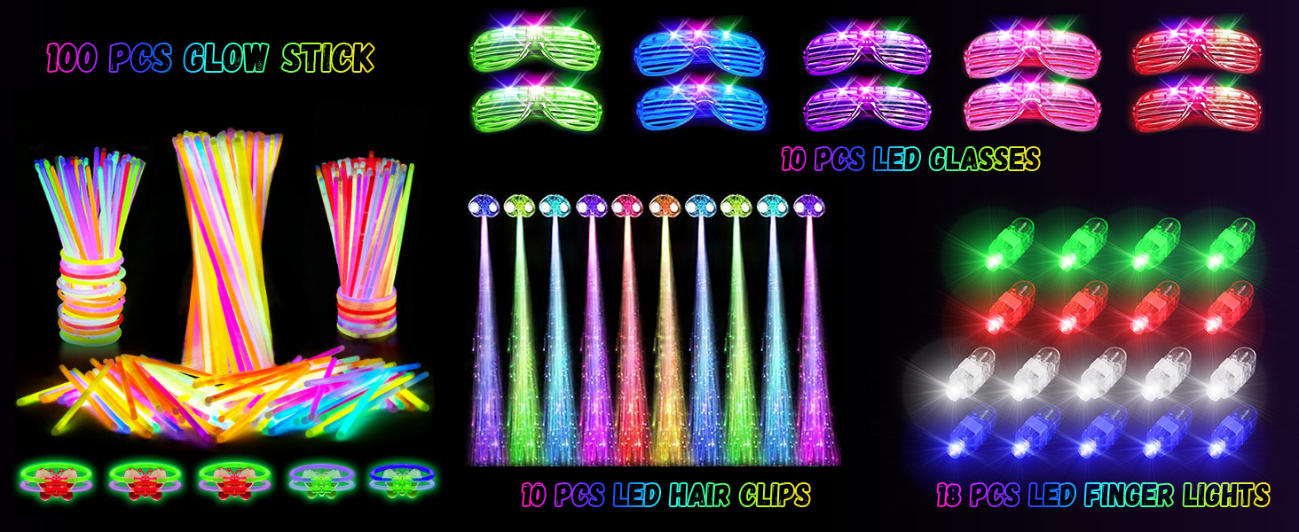  Glow in the Dark Party Supplies