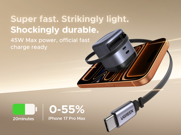 ugreen retractable charger
