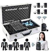 EXMAX EX-200N UHF Wireless Tour Guide System Church Translation Equipment 200 Channels for Firing...