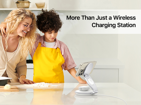 wireless charging station for apple products