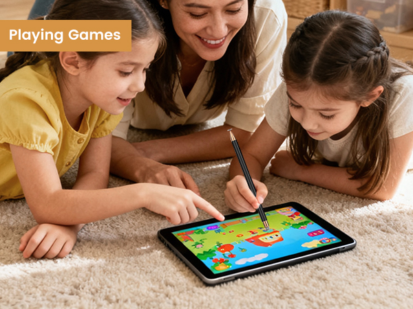 You can use the stylist pens to play games