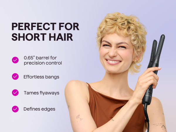 curling for short hair