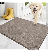 PURRUGS Dirt Trapping Door Mat 20" x 31.5", Non-Slip Machine Washable Entry Rug, Entrance Mat, In...