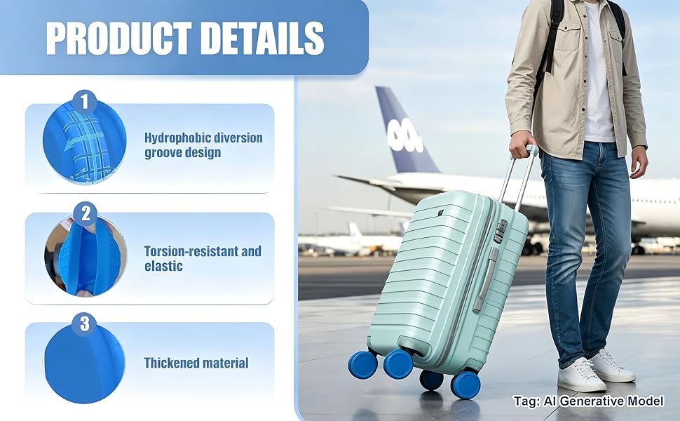 Luggage Wheel Covers
