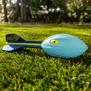 football laying in grass
