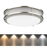 DYMOND LED Ceiling Light Flush Mount Dimmable Adjustable Lighting from Warm White to Daylight 270...