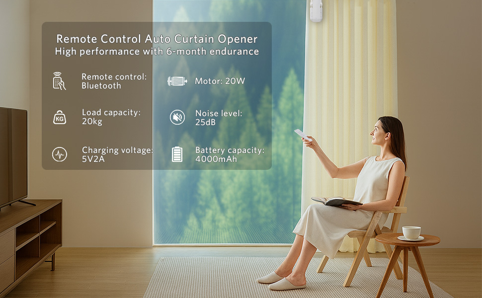 automatic curtain opener