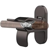 DoohowCase Magnetic Cigar Holder One-Handed Usage, Universal Cigar Clip Mount with Stick-On Metal...