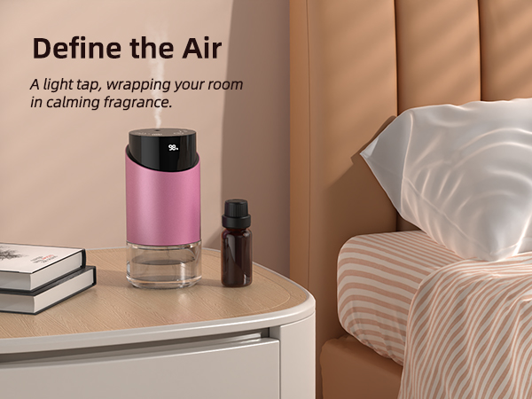 waterless diffuser essential oil scent aromatherapy portable battery operated home room office mini