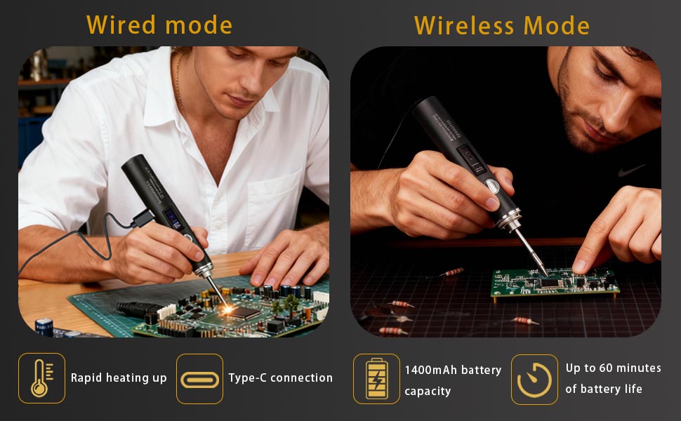 Cordless Soldering Iron Kit