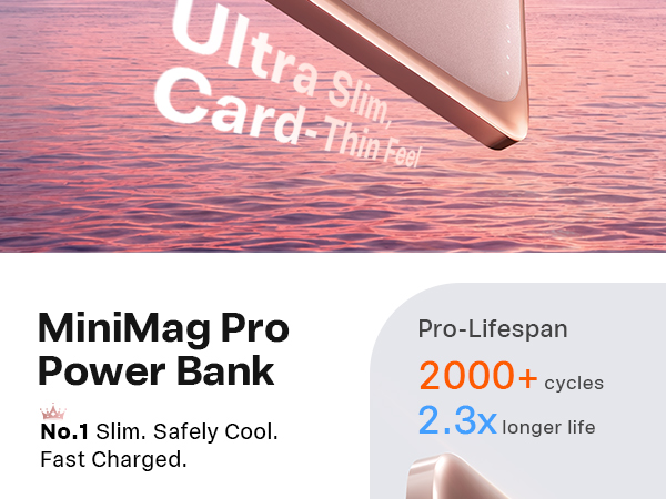 Fast MagSafe Battery, 34% Faster Charge, 2000 Cycles Life,Durable Power Bank, Long Lasting Battery.