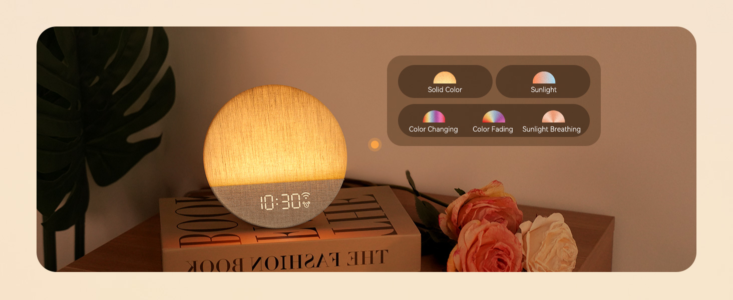 sunrise alarm clock sound machine