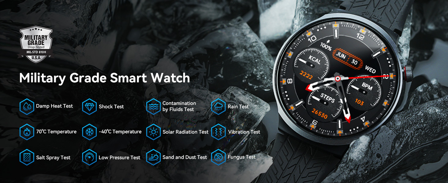 military smart watch