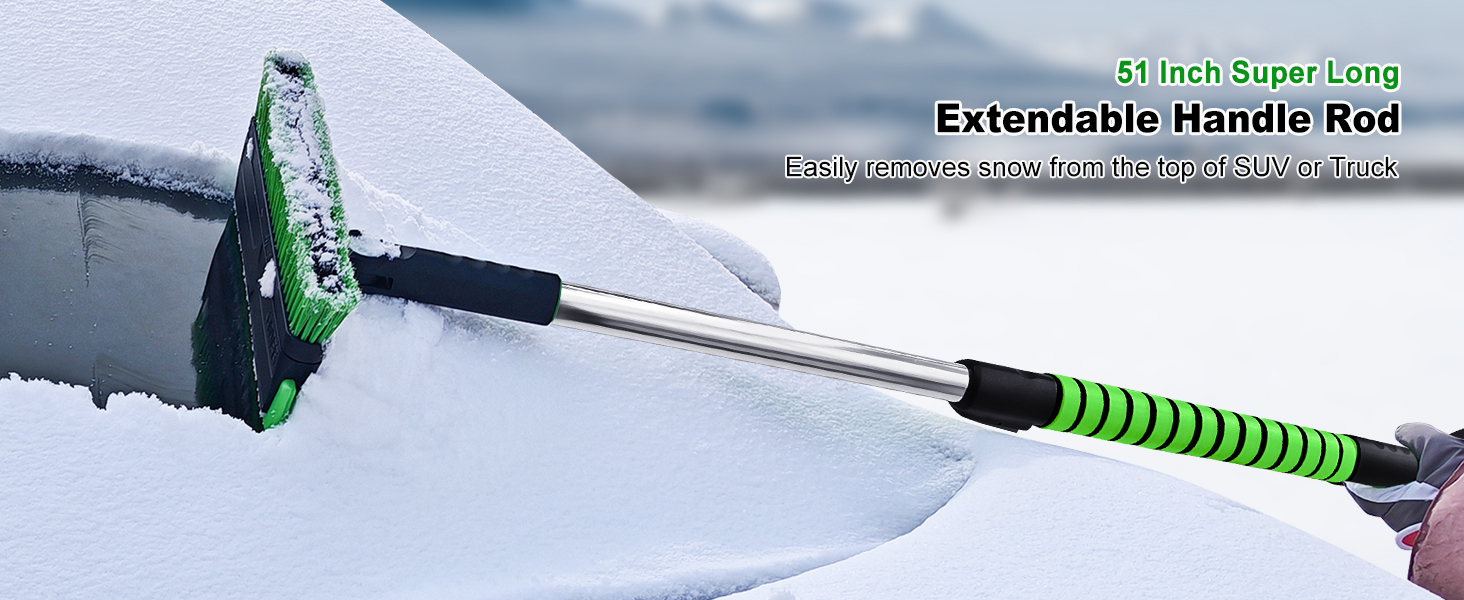 snow brush ice scraper