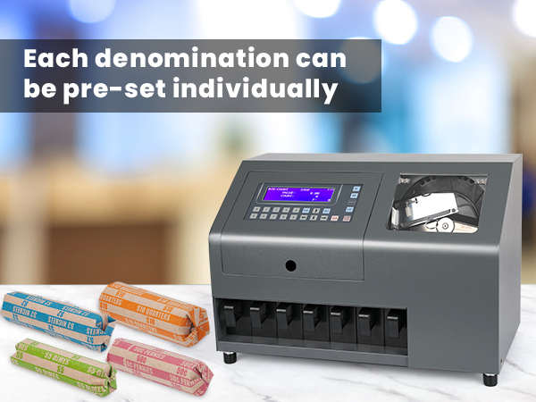 cs-610s+pro heavy duty coin sorter