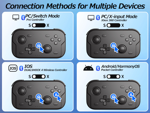 Ergonomic design comfort during long sessions with your favorite small bluetooth controller