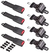 10L0L Universal Retractable Front Rear Golf Cart Seat Belt Kit for EZGO, Yamaha, Club Car
