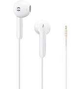 MAS CARNEY Wired Earbuds 3.5mm AUX Plug in-Ear Headphones Wired with Microphone for iPhone, Sony,...