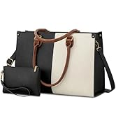 LOVEVOOK Laptop Bag for Women, 15.6 inch Laptop Tote Bag Vintage Work Bags for Women Computer Bag...