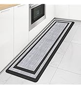Mattitude Kitchen Mat and Rugs Cushioned Kitchen mats ,17.3"x 59",Non-Skid Waterproof Kitchen Rug...