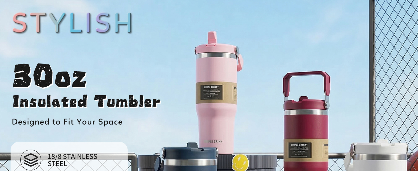 insulated water bottle; stainless steel water bottle; 30oz water bottle;