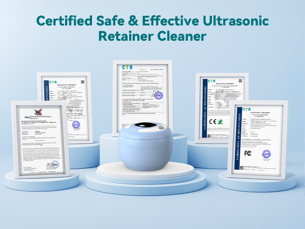 Certified Safe &amp; Effective Ultrasonic Retainer Cleaner