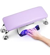Big Arm Rest for Nails Cushion, Microfiber Leather Hand Rest for Nails Tech, Hand Rest Pillow for...