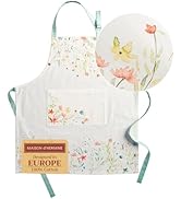 Maison d' Hermine 100% Cotton Apron for women with Pocket Kitchen Chef Apron for Men Cooking Vale...