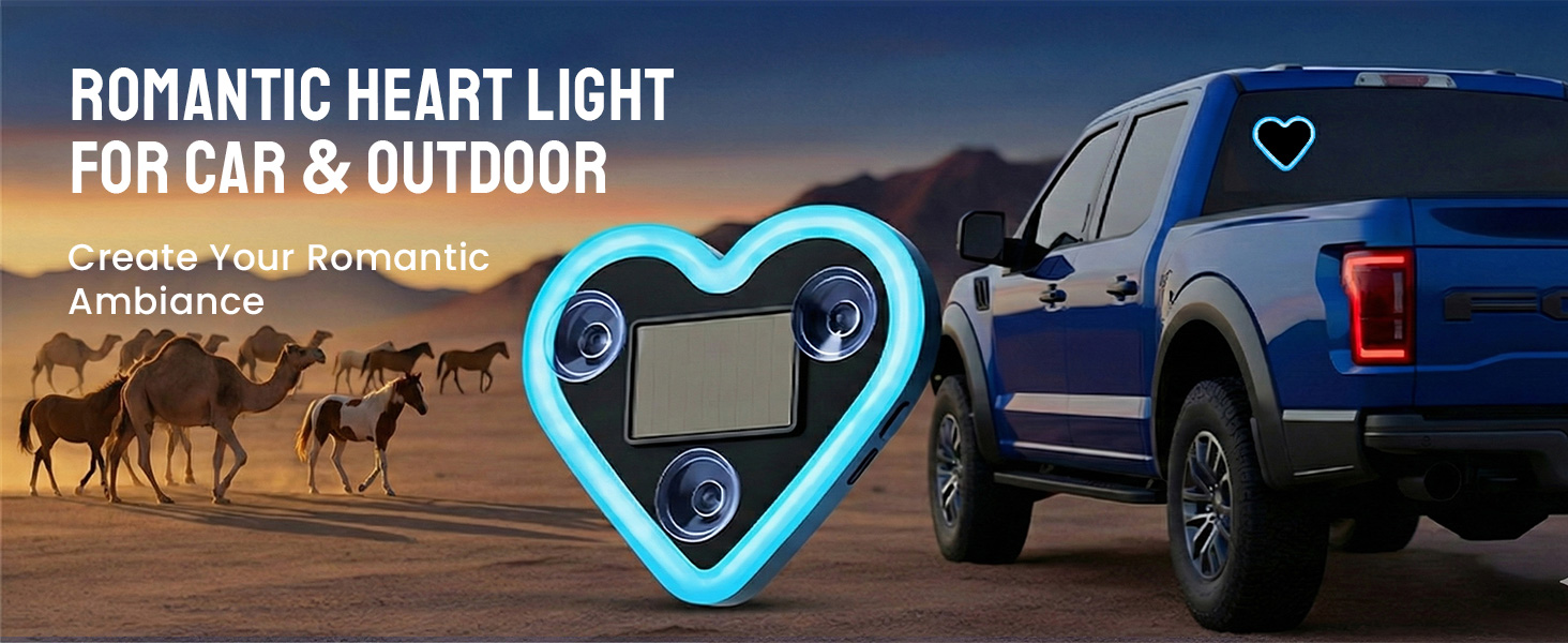Romantic Heart Light for Car &amp;amp;amp; Outdoor