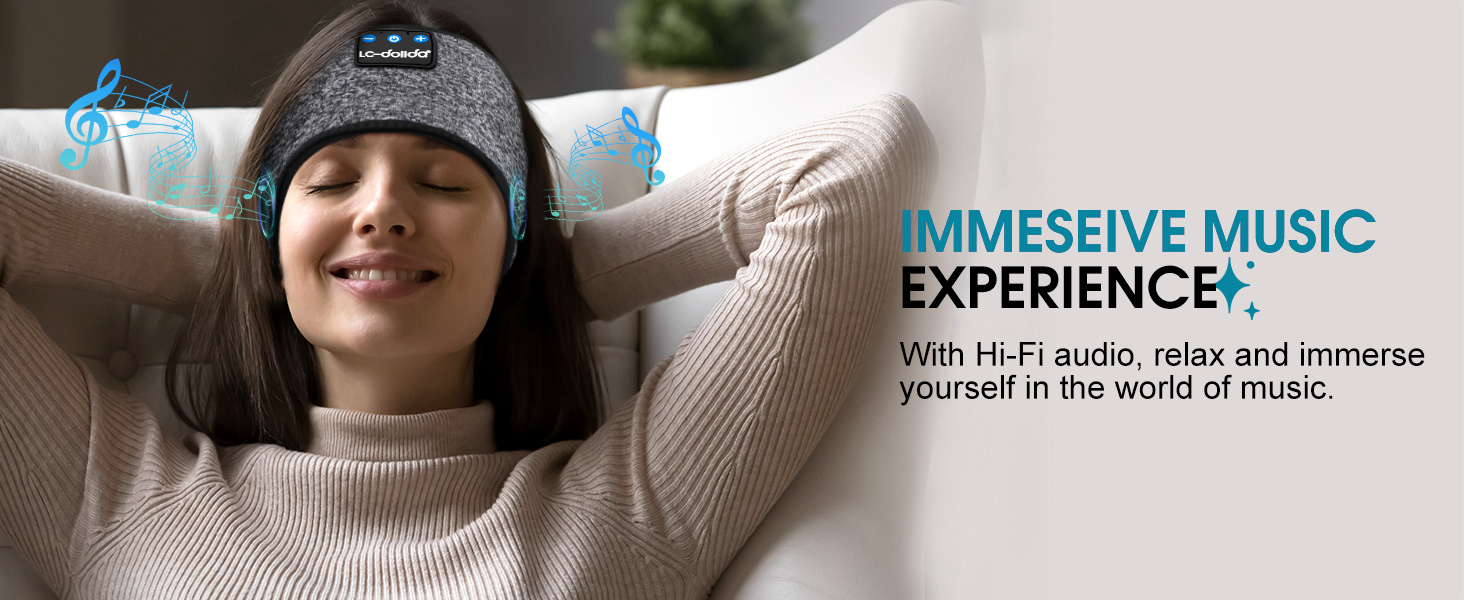 sleep headphones Bluetooth headband