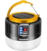 2023 Upadte Solar Lantern Flashlights Charging for Phone, USB Rechargeable Led Camping Lantern, C...