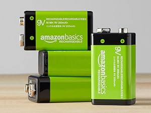 Basics 9V Rechargeable Batteries