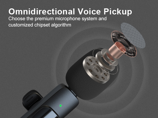 Mini Wireless Lavalier Microphone