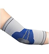 OTC Elastic Elbow Support Sleeve, Compression Brace for Elbow and Arm Pain, Medium