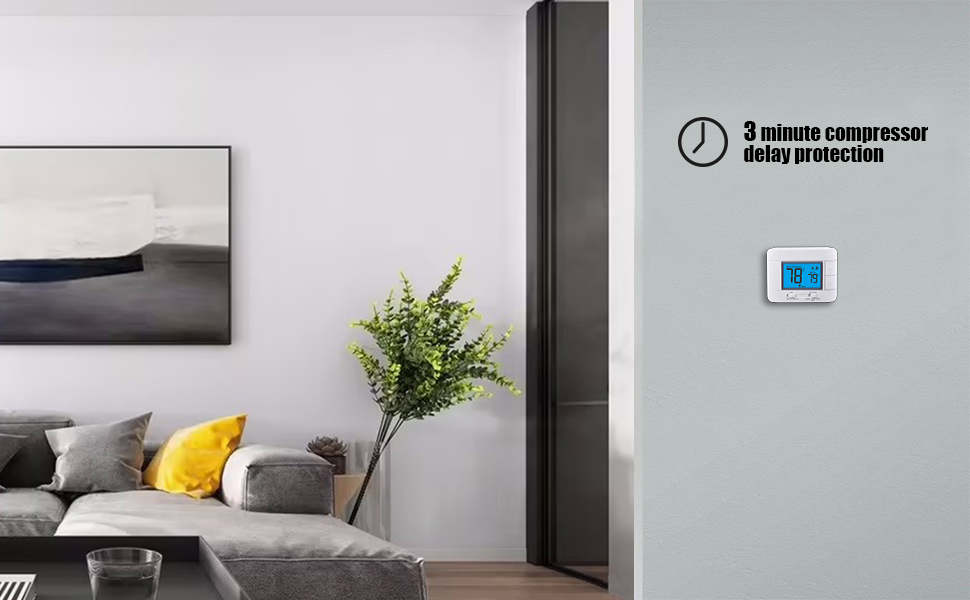 Digital Non-Programmable Thermostats 1 heating and 1 cooling