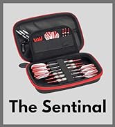 Casemaster Sentinel EVA Foam Shell Dart Case, Holds 6 Darts and Extra Accessories, Tips, Shafts a...