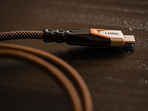 UAG Ultra USB 3.2 Gen 2 SuperSpeed USB-C to USB-C Cable 2.5ft 240W Charging Cable with Strap