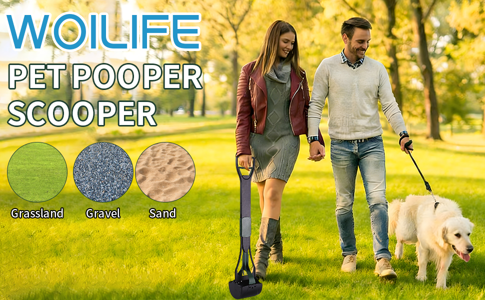 pooper scooper dog poop scooper for large dogs small dogs medium poop scoop heavy duty