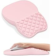 Auhoahsil Ergonomic Mouse Pad with Wrist Rest, Comfortable Slope Computer Mouse Mat with Wrist Su...