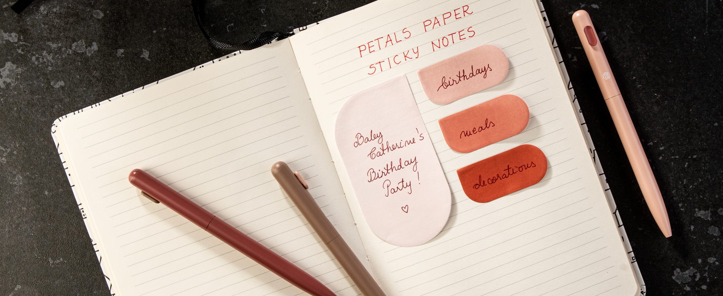 Paper Sticky Notes Pastel Petals