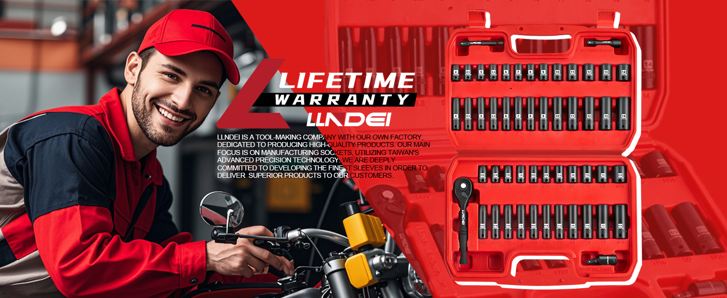 1/4”Drive Impact Socket Set