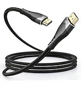 DIOOEER HDMI Cable 8FT 10K 8K 4K, HDMI 2.1 Cable 48Gbps Ultra High Speed HDMI Braided Cord 8K@60H...